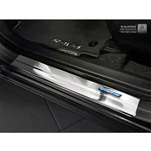 Avisa Edelstahl Einstiegsleisten kompatibel mit Toyota C-HR 2016-2019 & FL 2019-2023 & RAV4 IV FL 2016-2018 & Lexus NX 2014-2021 'Hybrid' 4-teilig, Blau Avisa Edelstahl Einstiegsleisten kompatibel mit Toyota C-HR 2016-2019 & FL 2019-2023 & RAV4 IV FL 2016-2018 & Lexus NX 2014-2021 'Hybrid' 4-teilig, Blau
