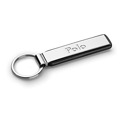 Volkswagen VW Metall Schlüsselanhänger Polo Key Ring Kollektion, Silber Volkswagen VW Metall Schlüsselanhänger Polo Key Ring Kollektion, Silber