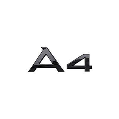 Audi Original A4 Emblem Schriftzug in Schwarz für das Heck, 8W0071803 Audi Original A4 Emblem Schriftzug in Schwarz für das Heck, 8W0071803