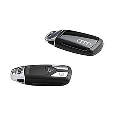 Audi 8W0071208BY9T Schlüsselblende Cover, mit Ringe Logo, nur für Schlüssel 4M0959754 8W0959754 8S0959754 *mit* Chromspange (mythosschwarz) Audi 8W0071208BY9T Schlüsselblende Cover, mit Ringe Logo, nur für Schlüssel 4M0959754 8W0959754 8S0959754 *mit* Chromspange (mythosschwarz)