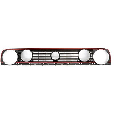 Volkswagen 191853653KQN5 Kühlergrill Grill Frontgrill GTI 16V Edition G60, nur für Fahrzeuge mit Doppelscheinwerfer Volkswagen 191853653KQN5 Kühlergrill Grill Frontgrill GTI 16V Edition G60, nur für Fahrzeuge mit Doppelscheinwerfer