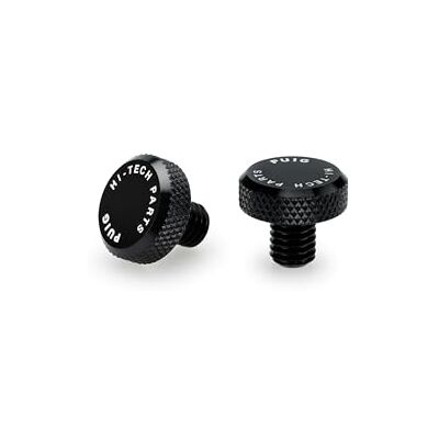 Puig 21803N Spiegelgewinde-Zierstopfen CNC-gefrästes Aluminium, Schwarz Puig 21803N Spiegelgewinde-Zierstopfen CNC-gefrästes Aluminium, Schwarz