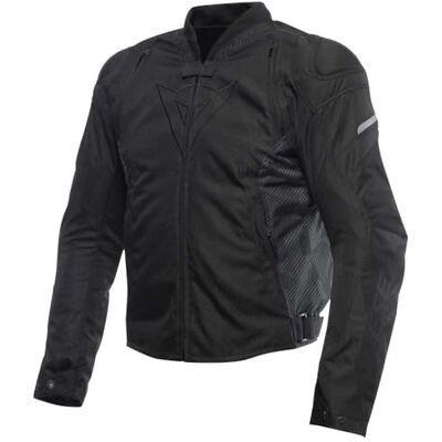 Dainese Avro 5 Tex Jacket, Stoff-Motorradjacke mit Schulterprotektoren, Mann, Schwarz/Schwarz/Schwarz, 56 Dainese Avro 5 Tex Jacket, Stoff-Motorradjacke mit Schulterprotektoren, Mann, Schwarz/Schwarz/Schwarz, 56