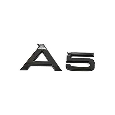 Audi 8W6071803 Schriftzug A5 schwarz Tuning Black Edition Emblem Audi 8W6071803 Schriftzug A5 schwarz Tuning Black Edition Emblem