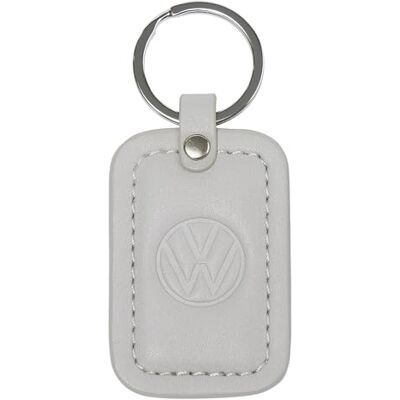 Volkswagen 330087010AJKA Schlüsselanhänger Keyring Anhänger Schlüsselring, grau, mit VW Logo Volkswagen 330087010AJKA Schlüsselanhänger Keyring Anhänger Schlüsselring, grau, mit VW Logo