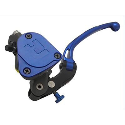 ACCOSSATO Geschmiedete Kupplungspumpe, 19 x 20 cm, mit integriertem Schüssel, langer blauer Lenkhebel (Knauf+Hebel) für BMW S 1000 RR von 2009 bis 2022, DC 1000 ACCOSSATO Geschmiedete Kupplungspumpe, 19 x 20 cm, mit integriertem Schüssel, langer blauer Lenkhebel (Knauf+Hebel) für BMW S 1000 RR von 2009 bis 2022, DC 1000