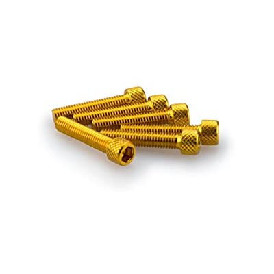 Puig 0258G Schraubensatz CNC-gefrästes Aluminium, Gelb Puig 0258G Schraubensatz CNC-gefrästes Aluminium, Gelb