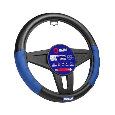 Sparco SPC1100L Steering Wheel Covers Blue-Black Sparco SPC1100L Steering Wheel Covers Blue-Black