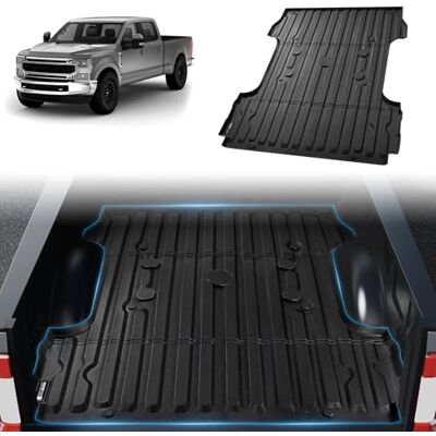 VEVOR Ladeflächenmatte für LKW kompatibel mit Ford F250/F350 2017–2024, TPE-Ladeflächenmatte für LKW 2060 x 1675 x 45 mm Ladeflächen, Schwarze Dicke Matratze, ideal für den Transport von Waren VEVOR Ladeflächenmatte für LKW kompatibel mit Ford F250/F350 2017–2024, TPE-Ladeflächenmatte für LKW 2060 x 1675 x 45 mm Ladeflächen, Schwarze Dicke Matratze, ideal für den Transport von Waren