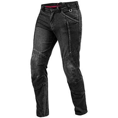 SHIMA Ghost Motorradjeans Herren Belüftete Elastische Slim Fit Biker Motorradhose Männer mit Kevlar-Verstärkungen, Knieprotektoren (Schwarz, 36) SHIMA Ghost Motorradjeans Herren Belüftete Elastische Slim Fit Biker Motorradhose Männer mit Kevlar-Verstärkungen, Knieprotektoren (Schwarz, 36)