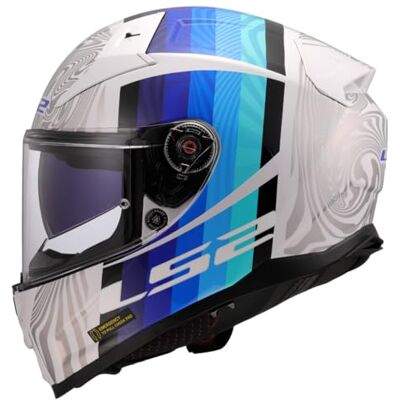 LS2 , Integraler Motorradhelm VECTOR II FREEDOM Matt White Silver, XXL LS2 , Integraler Motorradhelm VECTOR II FREEDOM Matt White Silver, XXL