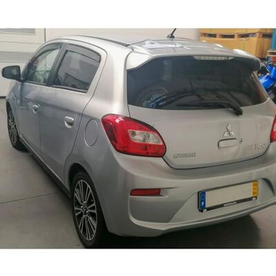DGA Windabweisersatz kompatibel mit Mitsubishi Space Star/Mirage 2013- (4-teilig), Rauchgrau DGA Windabweisersatz kompatibel mit Mitsubishi Space Star/Mirage 2013- (4-teilig), Rauchgrau