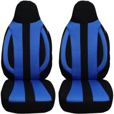BREMER SITZBEZÜGE Maß Piloten Auto Schonbezüge kompatibel mit Ford Galaxy 2 WA6 Fahrer & Beifahrer ab 2006-2014 / Auto Sitzbezüge Schonbezug Set Autositzbezüge 2er Pack in Schwarz/Blau BREMER SITZBEZÜGE Maß Piloten Auto Schonbezüge kompatibel mit Ford Galaxy 2 WA6 Fahrer & Beifahrer ab 2006-2014 / Auto Sitzbezüge Schonbezug Set Autositzbezüge 2er Pack in Schwarz/Blau