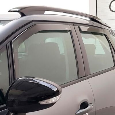DGA Windabweisersatz kompatibel mit Volkswagen ID.3 2020- & Cupra Born 2021- (4-teilig), Grau DGA Windabweisersatz kompatibel mit Volkswagen ID.3 2020- & Cupra Born 2021- (4-teilig), Grau