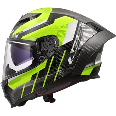 LS2 , Integraler Motorradhelm DRAGON TRAX H-V Yellow, XL LS2 , Integraler Motorradhelm DRAGON TRAX H-V Yellow, XL