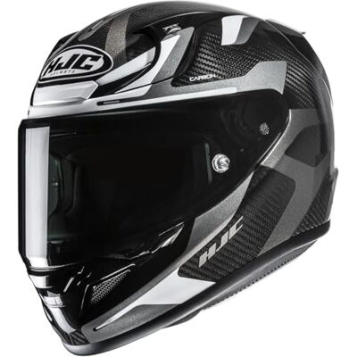 HJC , Integraler Motorradhelm RPHA 12 CARBON XENTRA Black/White MC5, XS HJC , Integraler Motorradhelm RPHA 12 CARBON XENTRA Black/White MC5, XS