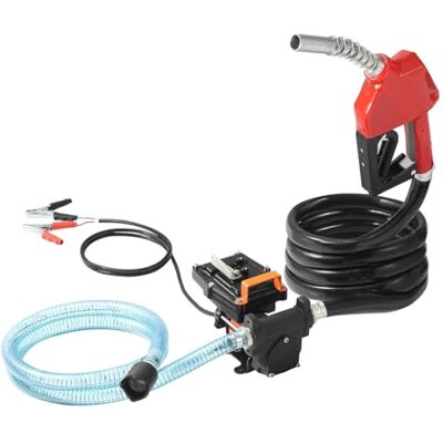 VEVOR SKYSHALO Dieselpumpe, 12 V DC, 15 GPM, 1/4 PS, elektrisch und tragbar mit Auto-Stop-Düse, verlängerten Schläuchen für Kraftstoff, Diesel, Kerosin und Methanol-Gemisch VEVOR SKYSHALO Dieselpumpe, 12 V DC, 15 GPM, 1/4 PS, elektrisch und tragbar mit Auto-Stop-Düse, verlängerten Schläuchen für Kraftstoff, Diesel, Kerosin und Methanol-Gemisch