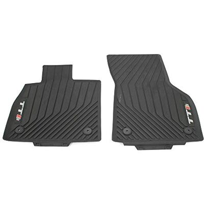 Audi 8S0061221041 Gummi Fußmatten 2X Gummimatten vorn Allwettermatten, mit TTS Schriftzug, schwarz Audi 8S0061221041 Gummi Fußmatten 2X Gummimatten vorn Allwettermatten, mit TTS Schriftzug, schwarz