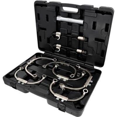 KS Tools 500.8790 Universal McPherson Federspanner-Satz mit Sicherheitsbügel, 9-tlg KS Tools 500.8790 Universal McPherson Federspanner-Satz mit Sicherheitsbügel, 9-tlg
