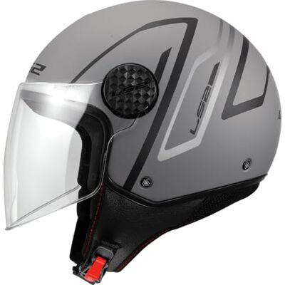 LS2 , Jet Motorradhelm SPHERE LUX II MINIM Black Grey, XXL LS2 , Jet Motorradhelm SPHERE LUX II MINIM Black Grey, XXL