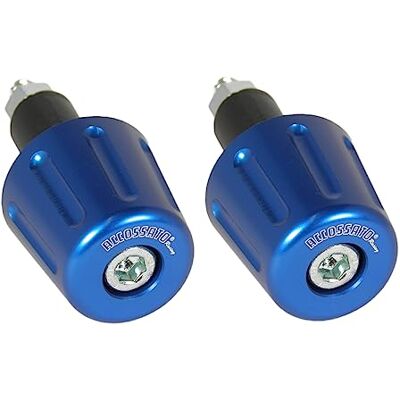 ACCOSSATO 1 Paar Lenkergewichte blau für Lenker mit Innenloch von 12 mm bis 20 mm für Husqvarna Nuda 900 von 2011 bis 2013 (CC 900) ACCOSSATO 1 Paar Lenkergewichte blau für Lenker mit Innenloch von 12 mm bis 20 mm für Husqvarna Nuda 900 von 2011 bis 2013 (CC 900)