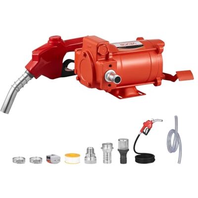 VEVOR Kraftstofftransferpumpe, 230V AC, elektrische Diesel-Transferpumpe, 76l/min, mit automatischer Abschaltung der Kraftstoffdüse, Förderschlauch, für Benzin, Kerosin, Biodiesel, Ethanol-Gemisch VEVOR Kraftstofftransferpumpe, 230V AC, elektrische Diesel-Transferpumpe, 76l/min, mit automatischer Abschaltung der Kraftstoffdüse, Förderschlauch, für Benzin, Kerosin, Biodiesel, Ethanol-Gemisch
