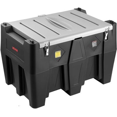 VEVOR Tragbarer Dieseltank, 484,5 L Fassungsvermögen & 45 L/min Durchflussrate, Gaskraftstofftank mit 12 V Transferpumpe & 4 m Gummischlauch, Diesel-Transfertanks für Kraftstofftransport, Schwarz VEVOR Tragbarer Dieseltank, 484,5 L Fassungsvermögen & 45 L/min Durchflussrate, Gaskraftstofftank mit 12 V Transferpumpe & 4 m Gummischlauch, Diesel-Transfertanks für Kraftstofftransport, Schwarz