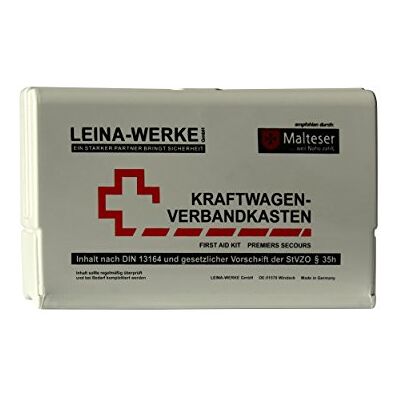 LEINA-WERKE 10059 Autós elsősegélycsomag - Biztonságos vezetés LEINA-WERKE 10059 Autós elsősegélycsomag - Biztonságos vezetés
