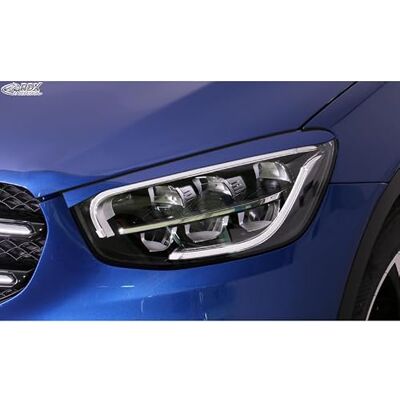 RDX Racedesign RDX Scheinwerferblenden kompatibel mit Mercedes GLC (X253) 2015-2022 & GLC Coupé (C253) 2016-2023 (ABS), Unlackiert RDX Racedesign RDX Scheinwerferblenden kompatibel mit Mercedes GLC (X253) 2015-2022 & GLC Coupé (C253) 2016-2023 (ABS), Unlackiert
