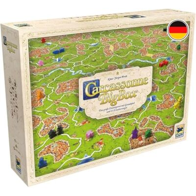 Hans im Glück , Carcassonne BigBox (V3.1), Familienspiel, Deutsch Legespiel-Sammlung mit Grundspiel und 11 Erweiterungen für 2-6 Spieler, 35 Minuten, Brettspiel ab 7 Jahren Hans im Glück , Carcassonne BigBox (V3.1), Familienspiel, Deutsch Legespiel-Sammlung mit Grundspiel und 11 Erweiterungen für 2-6 Spieler, 35 Minuten, Brettspiel ab 7 Jahren