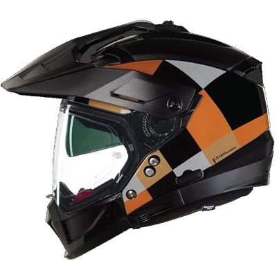 Nolan HELMET N70-2 X 06 RUVIDO 343 L, Black/Grey/Ochre Nolan HELMET N70-2 X 06 RUVIDO 343 L, Black/Grey/Ochre