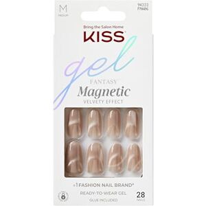 KISS Mágneses zselés műköröm - Közepes hosszú, Ovalszerű, Velúrszerű befejezés - Műköröm KISS Mágneses zselés műköröm - Közepes hosszú, Ovalszerű, Velúrszerű befejezés - Műköröm