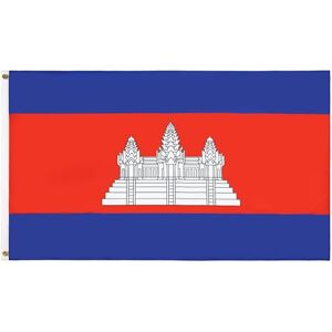 Az Flag Kambódia 250x150cm - Nagy Kambodzsai zászló - Új Az Flag Kambódia 250x150cm - Nagy Kambodzsai zászló - Új
