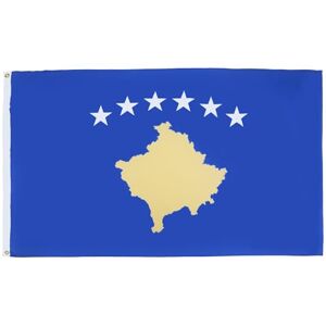 AZ FLAG - Koszovói zászló - 150x90 cm - Kosovo - Zászló AZ FLAG - Koszovói zászló - 150x90 cm - Kosovo - Zászló