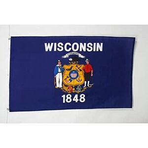 Az Flag - Wisconsin Flag - 150x90 cm - Állami zászló - Flag Az Flag - Wisconsin Flag - 150x90 cm - Állami zászló - Flag