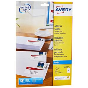 Avery Fehér tintás címke - 360 db 15 lapra - Profi Avery Fehér tintás címke - 360 db 15 lapra - Profi