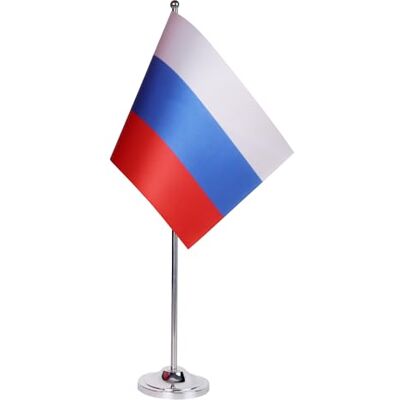 Az Flag Oroszország Szatén Asztali zászló 22x15cm - zászló Az Flag Oroszország Szatén Asztali zászló 22x15cm - zászló