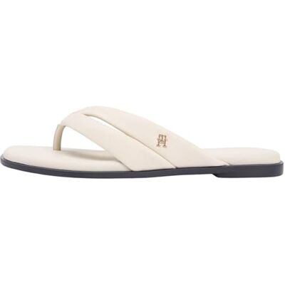 Tommy Hilfiger Damen Flip Flops Elegant, Beige (Classic Beige), 42 Tommy Hilfiger Damen Flip Flops Elegant, Beige (Classic Beige), 42