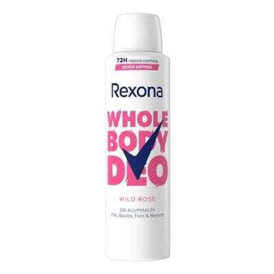 Rexona Deodorant für den ganzen Körper Spray 72H Rose & Moschus – 150 ml Rexona Deodorant für den ganzen Körper Spray 72H Rose & Moschus – 150 ml