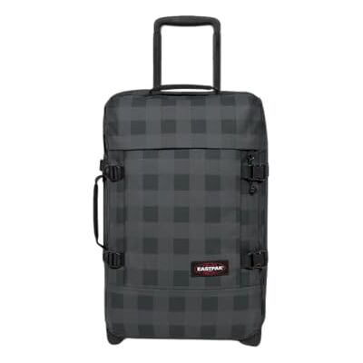 EASTPAK Tranverz S Kabinentrolley 42L (51 x 32,5 x 24 cm), robuster Koffer mit Rollen, leichtes Handgepäck mit 2 Fächern, Teleskopgriff & TSA-Schloss Checker Grey EASTPAK Tranverz S Kabinentrolley 42L (51 x 32,5 x 24 cm), robuster Koffer mit Rollen, leichtes Handgepäck mit 2 Fächern, Teleskopgriff & TSA-Schloss Checker Grey