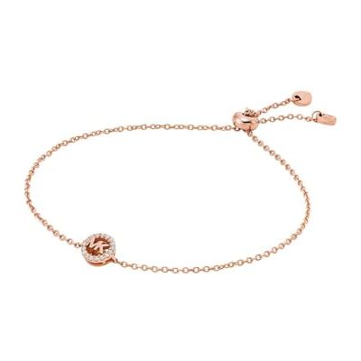 Michael Kors Damen Armband Roségoldfarben mit Halbedelstein und Schiebeverschluss Michael Kors Damen Armband Roségoldfarben mit Halbedelstein und Schiebeverschluss