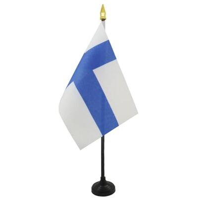 AZ FLAG Tischflagge Finnland 15x10 cm Goldene Splitze Finnische Tischfahne 10 x 15 Cm Flaggen AZ FLAG Tischflagge Finnland 15x10 cm Goldene Splitze Finnische Tischfahne 10 x 15 Cm Flaggen