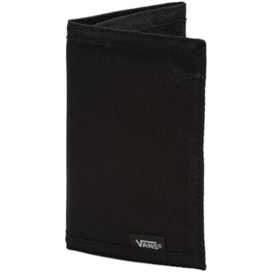 Vans Slipped, Herren, Polyester, Reisezubehör- Dreifachgefaltete Brieftasche, Schwarz, One Size VN000C32BLK1 Vans Slipped, Herren, Polyester, Reisezubehör- Dreifachgefaltete Brieftasche, Schwarz, One Size VN000C32BLK1