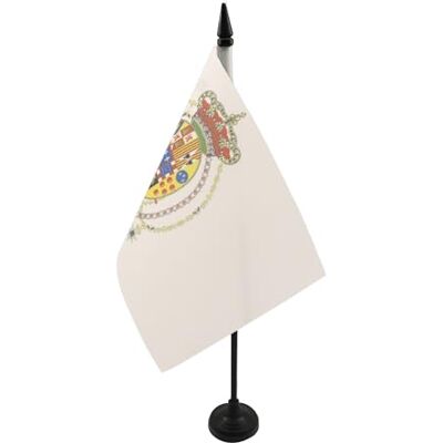 AZ FLAG Tischflagge Königreich Beider Sizilien 1816-21x14 cm Italienische Tischfahne 14 x 21 Cm Flaggen AZ FLAG Tischflagge Königreich Beider Sizilien 1816-21x14 cm Italienische Tischfahne 14 x 21 Cm Flaggen