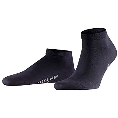 FALKE Herren Sneakersocken Cool 24/7 M Sn Baumwolle kurz einfarbig 1 Paar, Blau Dark Navy 6375, 47-48 FALKE Herren Sneakersocken Cool 24/7 M Sn Baumwolle kurz einfarbig 1 Paar, Blau Dark Navy 6375, 47-48