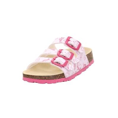 Superfit Mädchen Fussbettpantoffel Pantoffeln, Weiß Pink 1040, 40 EU Superfit Mädchen Fussbettpantoffel Pantoffeln, Weiß Pink 1040, 40 EU