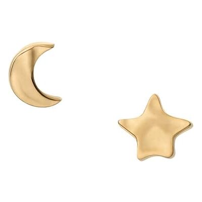 Skagen Damen Gold Ton Edelstahl oder Halbedel mit Post-Verschluss Ohrringe Skagen Damen Gold Ton Edelstahl oder Halbedel mit Post-Verschluss Ohrringe
