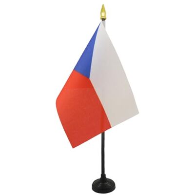 AZ FLAG Tischflagge Tschechien 15x10 cm Goldene Splitze Tschechische Tischfahne 10 x 15 Cm Flaggen AZ FLAG Tischflagge Tschechien 15x10 cm Goldene Splitze Tschechische Tischfahne 10 x 15 Cm Flaggen