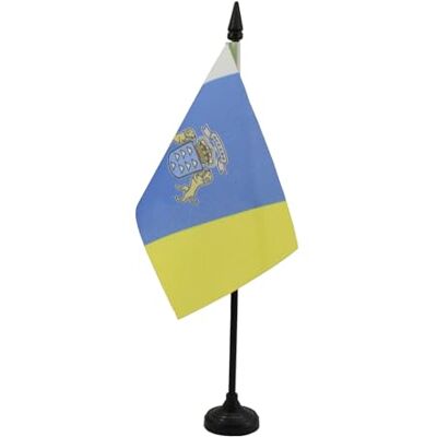 AZ FLAG Tischflagge Kanarische Inseln 15x10 cm Kanaren Tischfahne 10 x 15 Cm Flaggen AZ FLAG Tischflagge Kanarische Inseln 15x10 cm Kanaren Tischfahne 10 x 15 Cm Flaggen