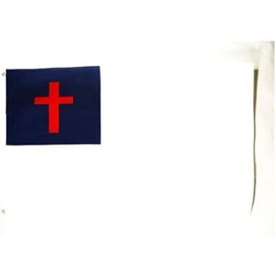AZ FLAG Flagge Christliche Religion 90x60 cm Christentum Fahne 100% Polyester mit Messing-Ösen 50g AZ FLAG Flagge Christliche Religion 90x60 cm Christentum Fahne 100% Polyester mit Messing-Ösen 50g